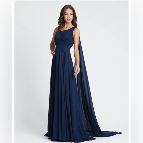 IEENA FOR MAC DUGGAL Gown Navy - Picture 1 of 5